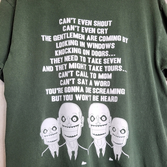Vintage Buffy The Vampire Slayer Hush Mens Shirt. Green. Size Large - Picture 2 of 8